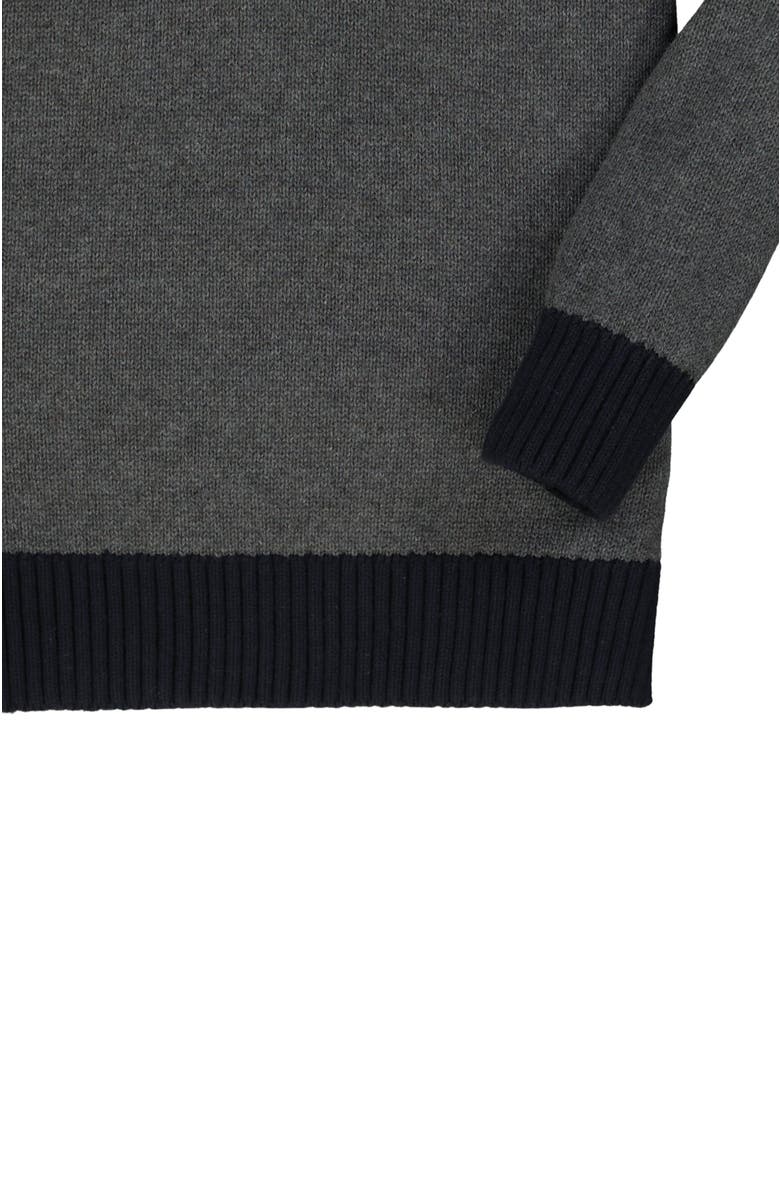 Hope & Henry Baby Boys' Organic Contrast Sweater with Elbow Patches, Infant, Alternate, color, 