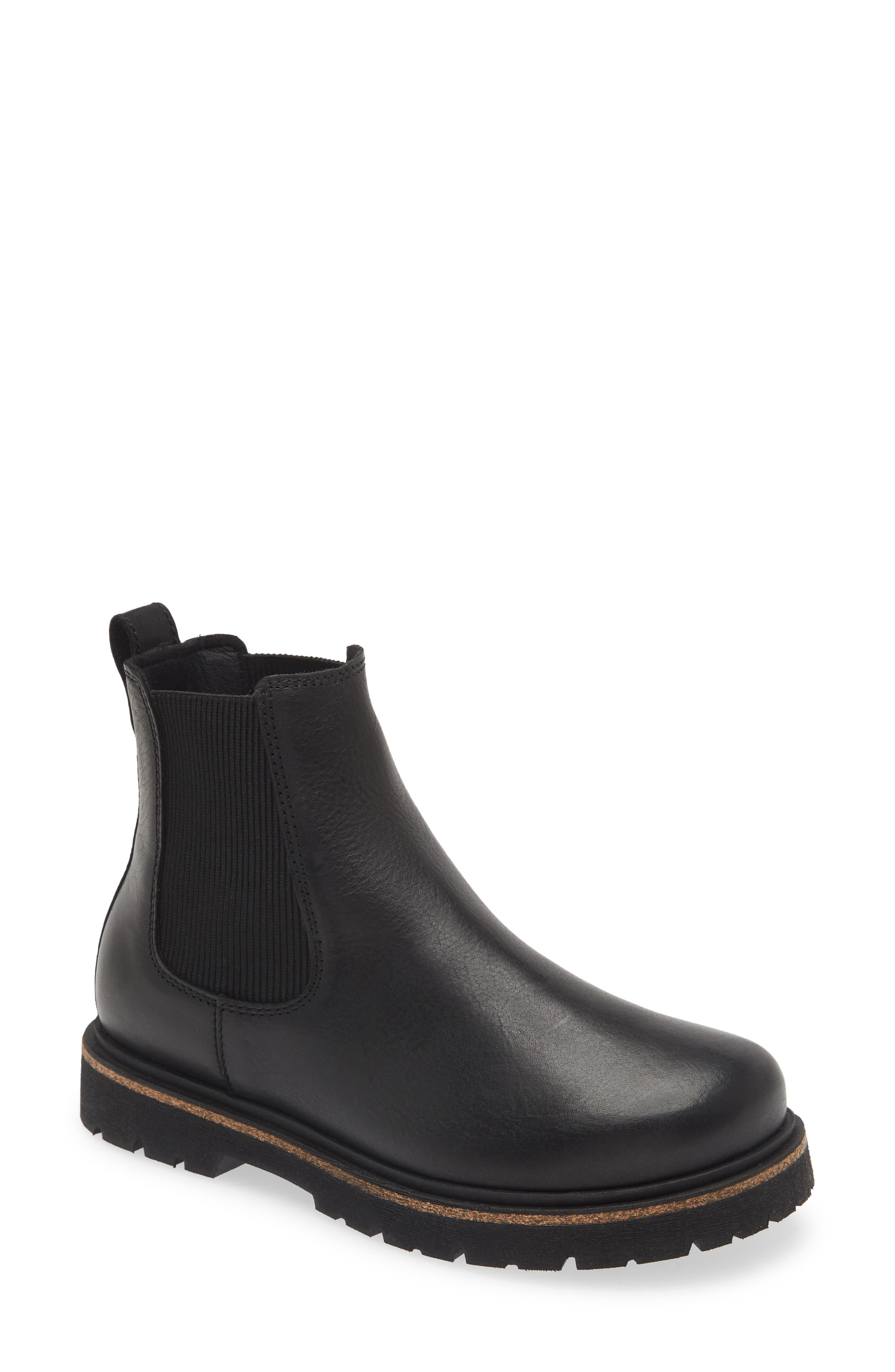 Birkenstock Highwood Chelsea Boot, Main, color, Black