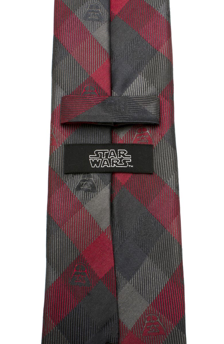 Cufflinks, Inc. Star Wars<sup>™</sup> - Darth Vader Red Plaid Silk Tie, Alternate, color, Red