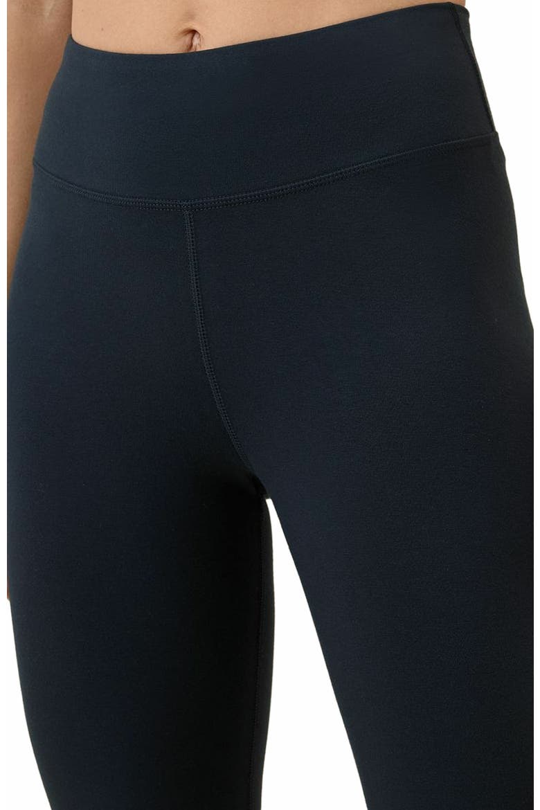 On the Go-To Cropped Bootcut Legging Made with Organic Cotton, Alternate, color, Midnight Blue