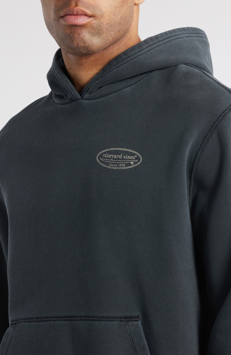 vineyard vines Oversize Garment Dyed French Terry Logo Hoodie, Alternate, color, 
