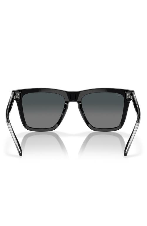 Costa Del Mar Keramas 54mm Polarized Square Sunglasses In Black/gray Gradient 580g