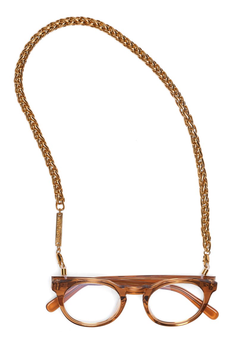 Chunky Monkey Eyeglass Chain, Alternate, color, YELLOW GOLD