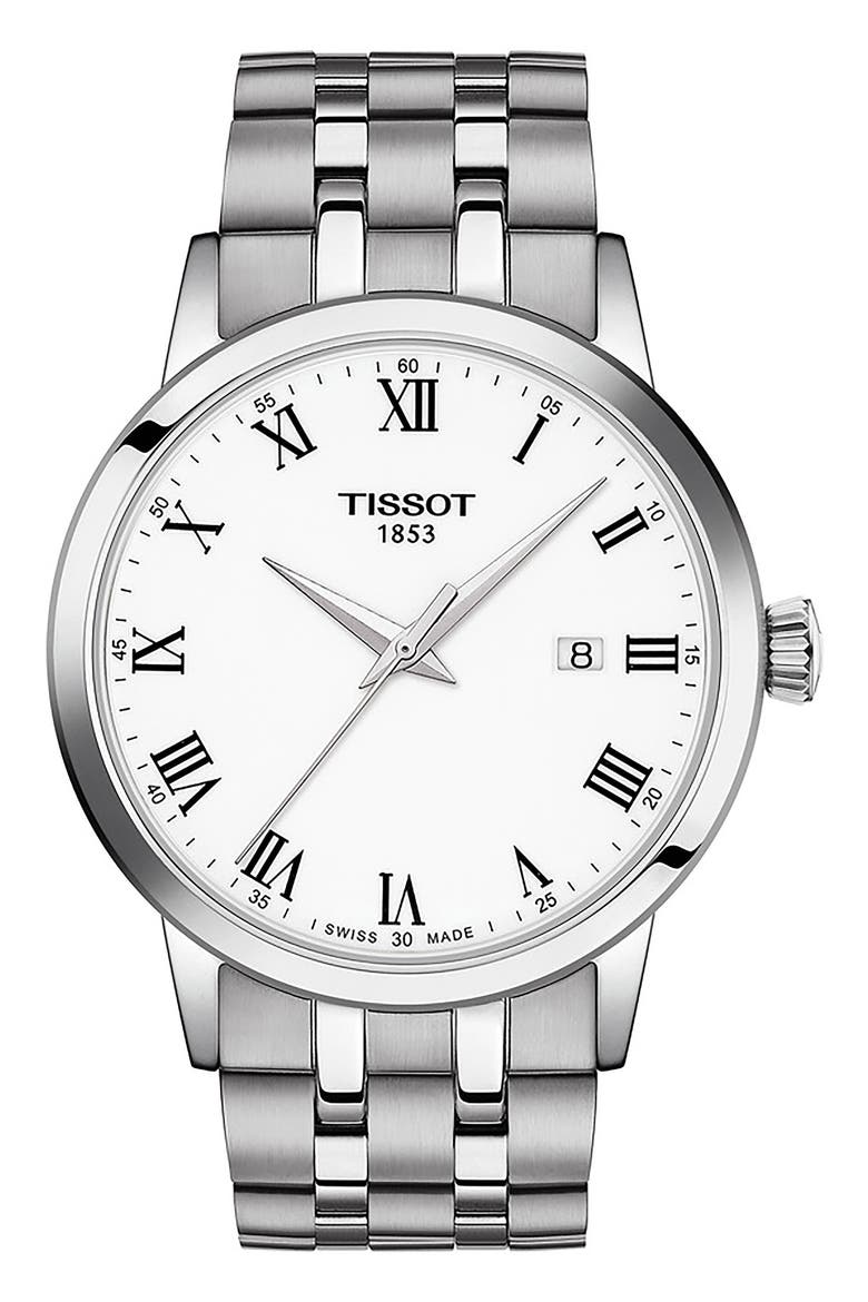 Classic Dream Bracelet Watch, 42mm, Main, color, WHITE