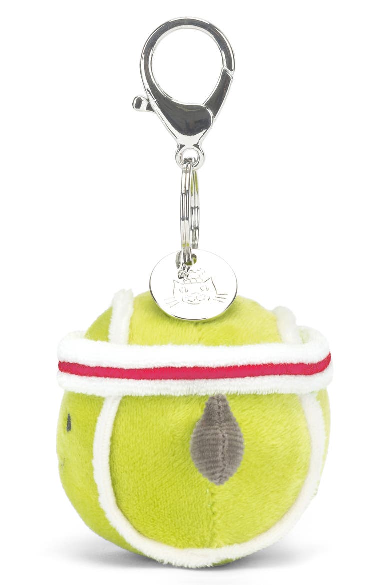 Amuseables Sports Tennis Bag Charm, Alternate, color, GREEN