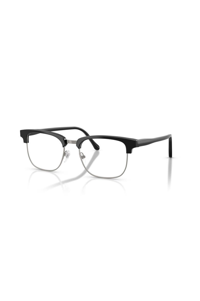 53mm Square optical glasses, Main, color, Black