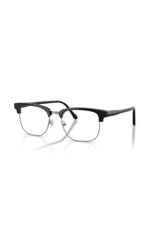 Sferoflex 53mm Square Optical Glasses In Black
