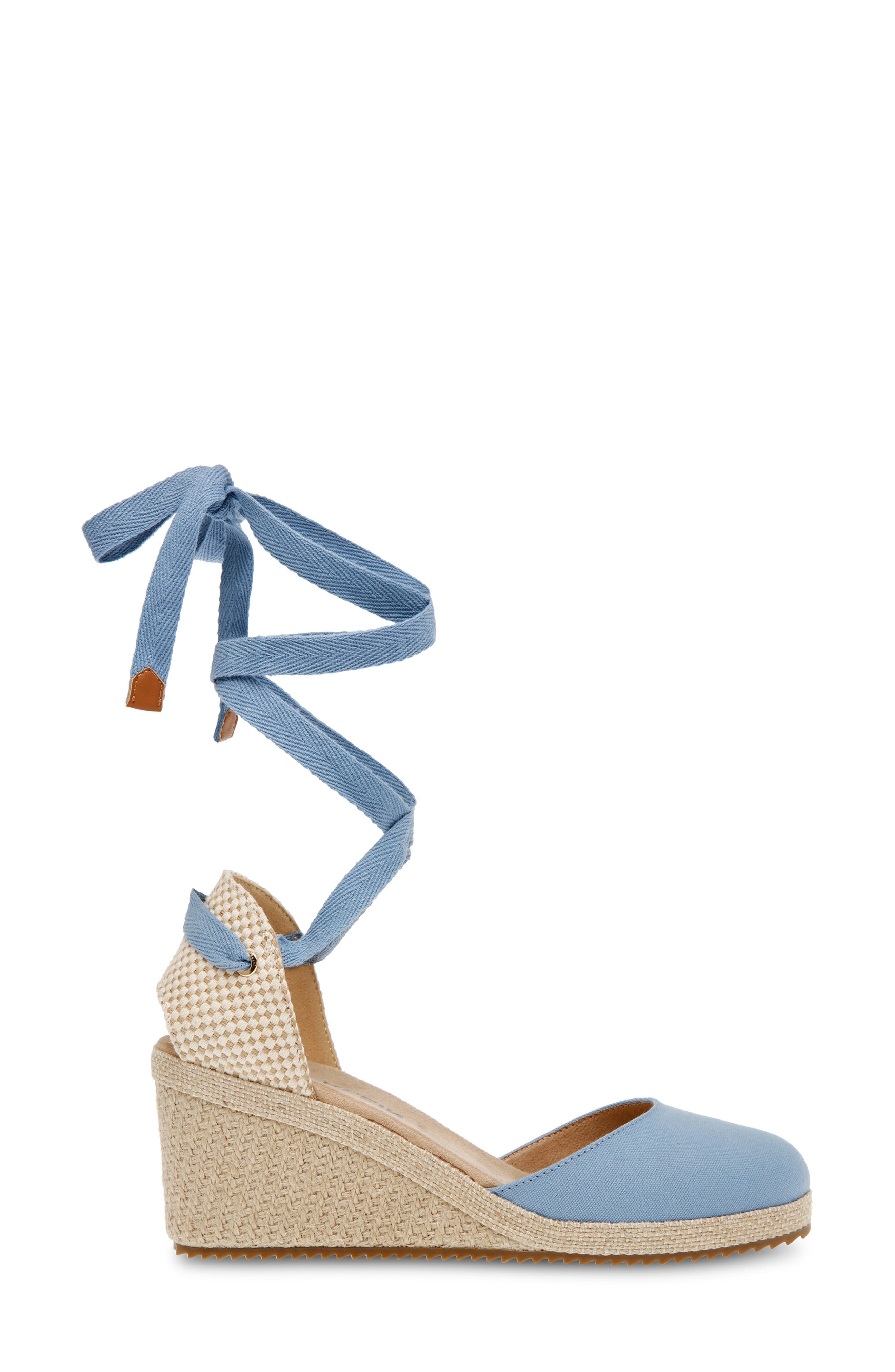 Zelda Espadrille Wedge, Main, color, BLUE