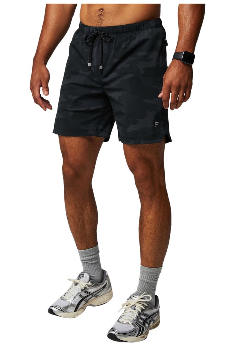 Fabletics The One Short 7", Alternate, color, Black Tactical Camo