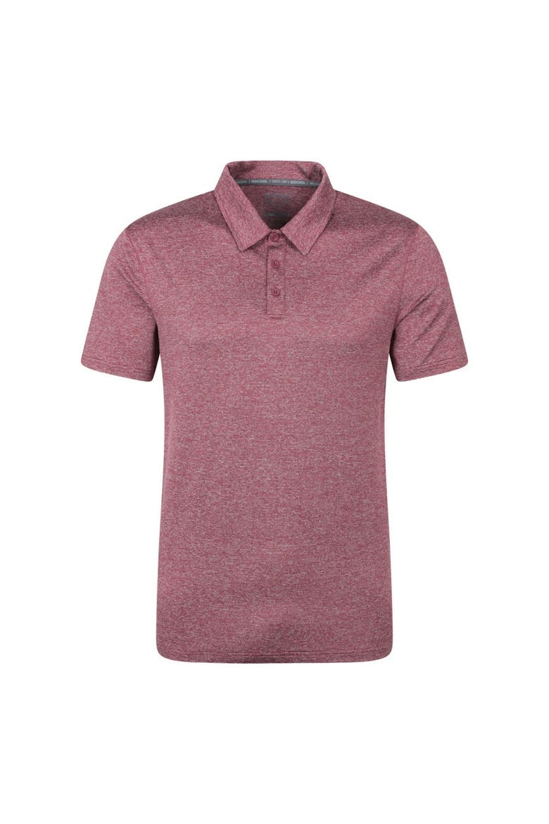 Agra Stripe Polo Shirt, Main, color, Burgundy