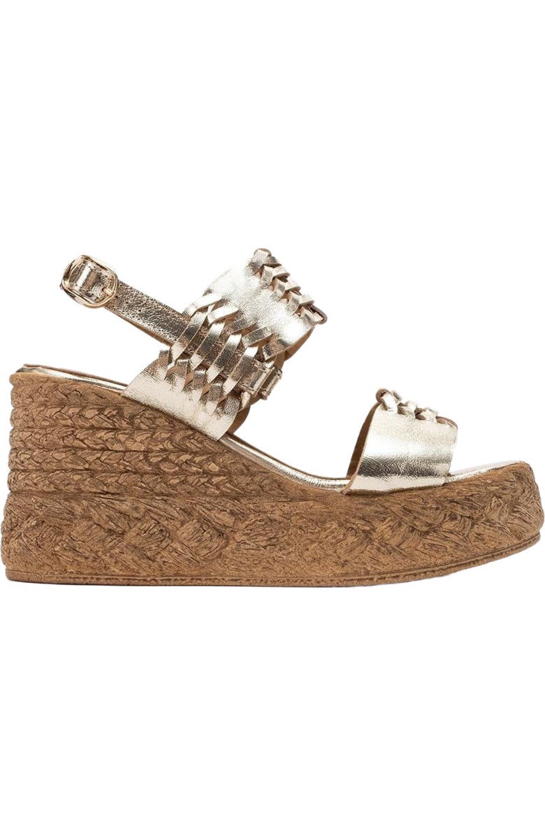 Forever & Always Shoes Olien Suede Leather Platform Espadrilles, Alternate, color,