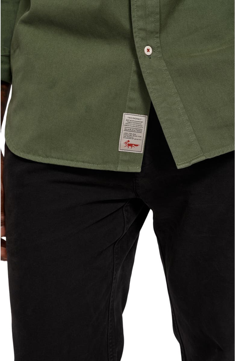 Aubin Normanby Button Up Shirt, Alternate, color, Dark Khaki