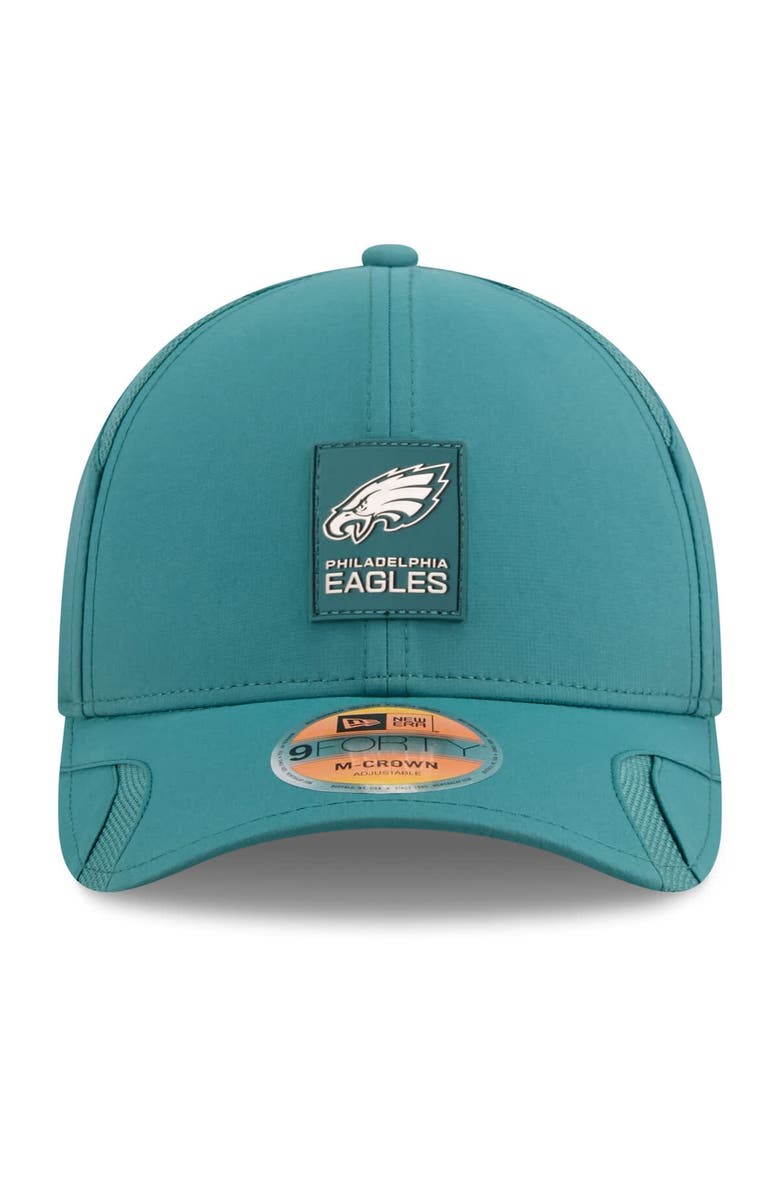 New Era Men's New Era Midnight Green Philadelphia Eagles 2025 Sideline  M-Crown 9FORTY Adjustable Hat, Alternate, color, Green