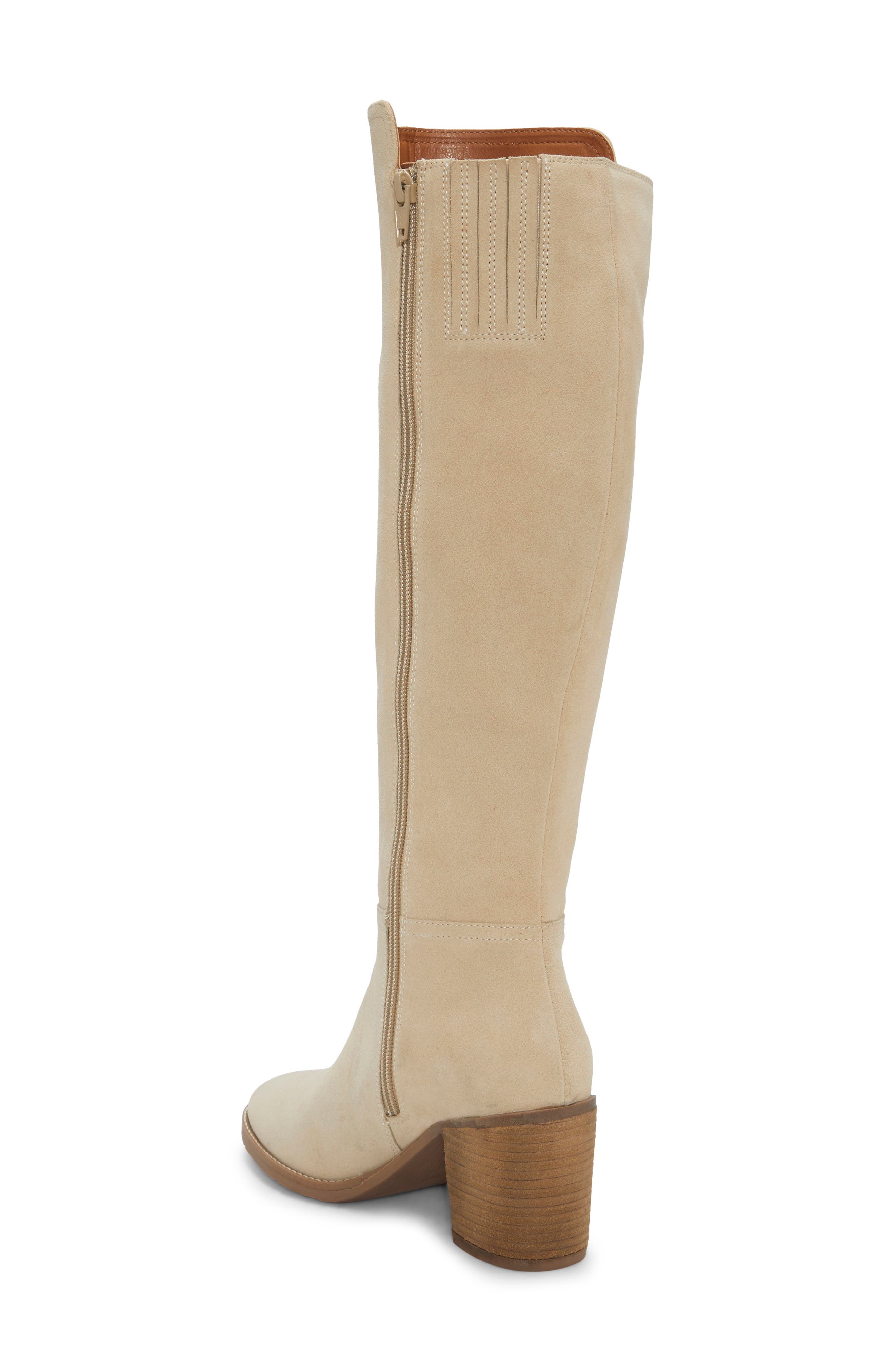 Lucky Brand Bonnay Knee High Boot, Alternate, color, Wood Ash