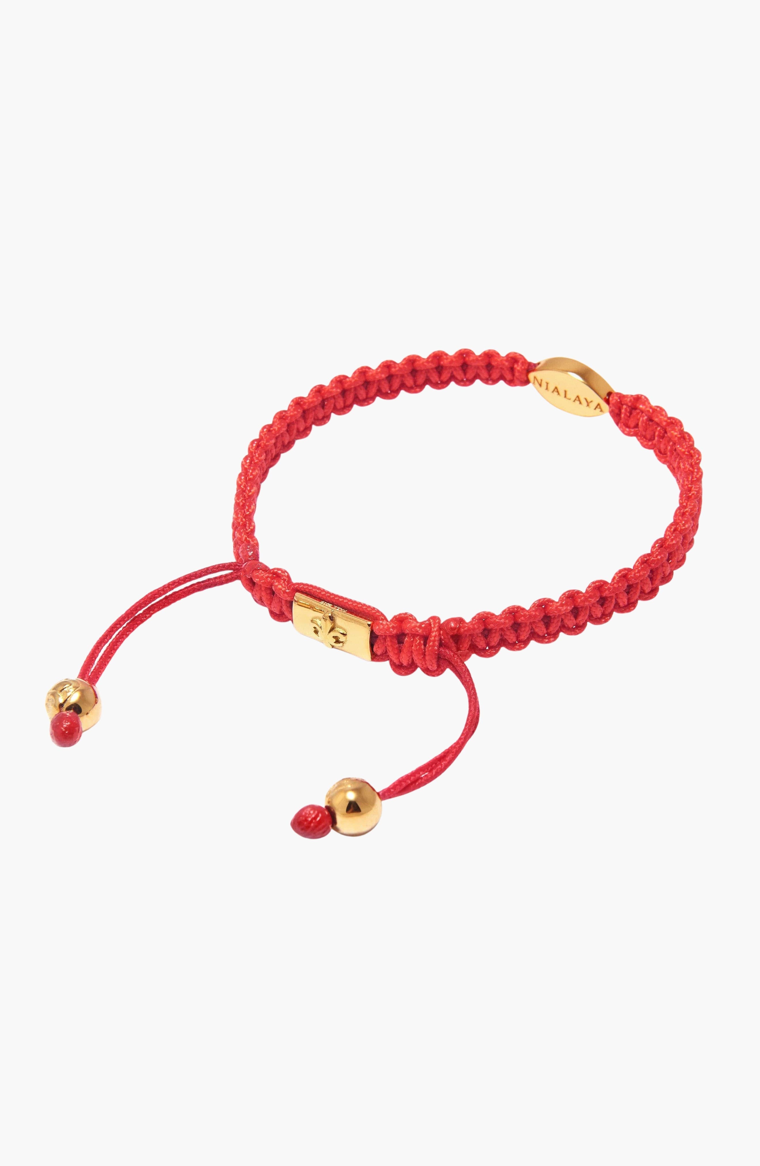 Nialaya String Bracelet With Evil Eye (Men) | Nordstrom