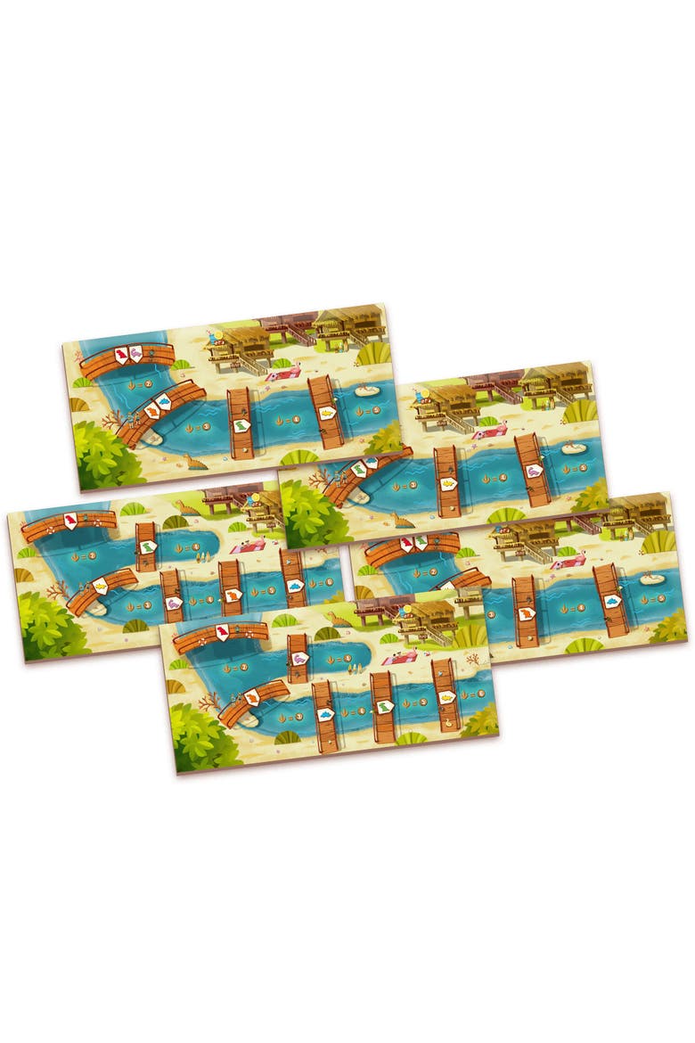 Draftosaurus Marina Expansion, Alternate, color, Multicolored
