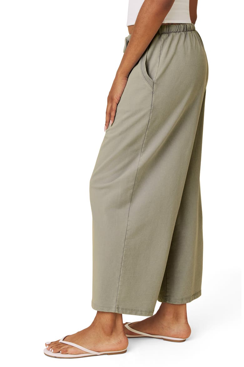 Palmer Wide Leg Sweatpants, Alternate, color, EUCALYPTUS GREEN