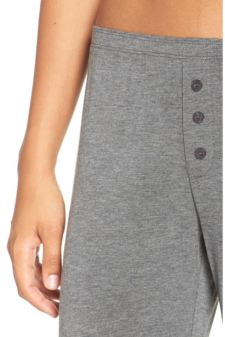 Jersey Pajama Pants, Alternate, color, SMOKE
