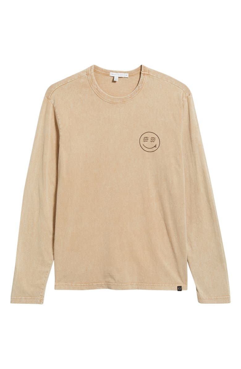 Threads 4 Thought Forest Graphic Mineral Wash Long Sleeve T-Shirt, Alternate, color, Chai