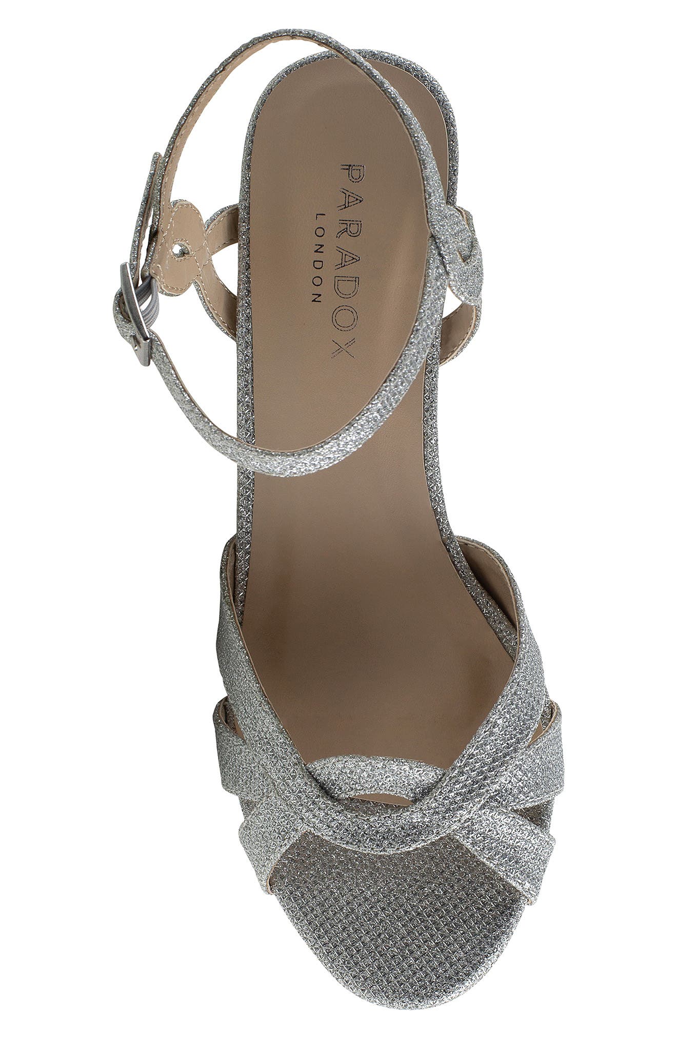 Paradox London Pink Kitty Sandal, Alternate, color, Silver