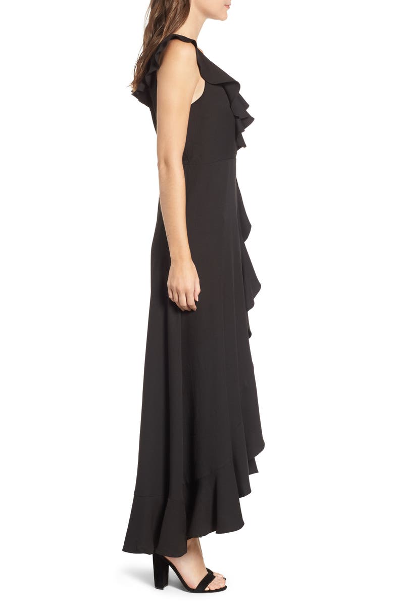 Leith Ruffle Wrap Maxi Dress, Alternate, color,