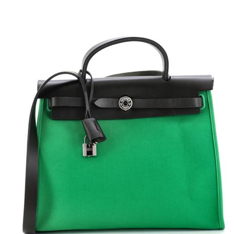 Herbag Zip Leather and Toile 31
