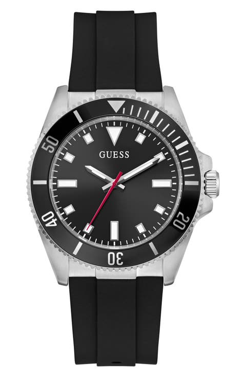 Cliff Silicone Strap Watch, 41mm