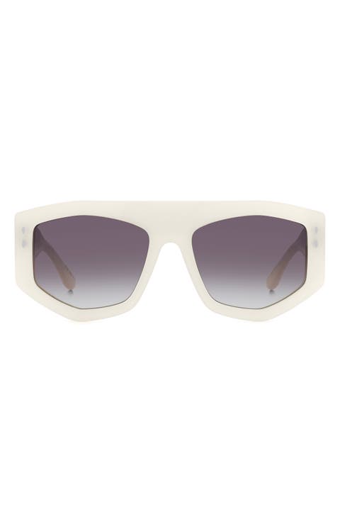 56mm Rectangular Sunglasses
