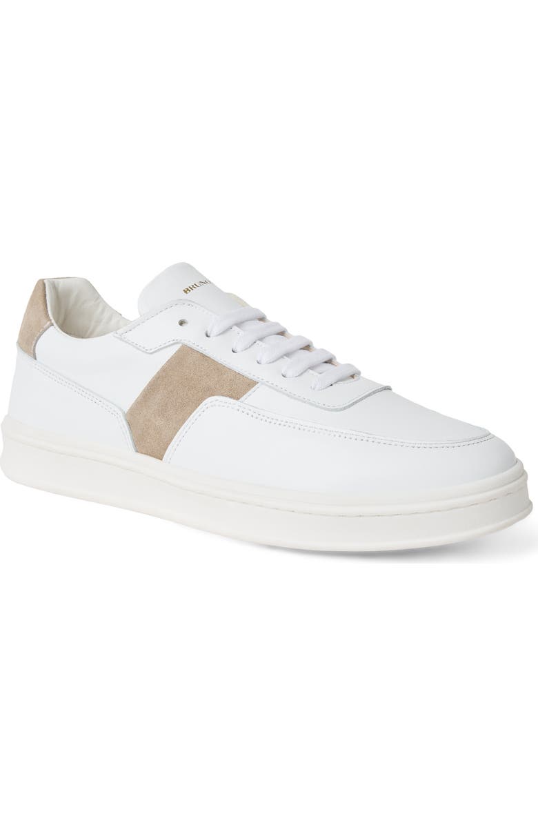Bruno Magli Ponza Sneaker, Main, color, White/ Beige Suede