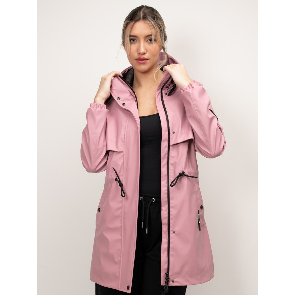 Jack1t Aurora Cape Raincoat In Pink