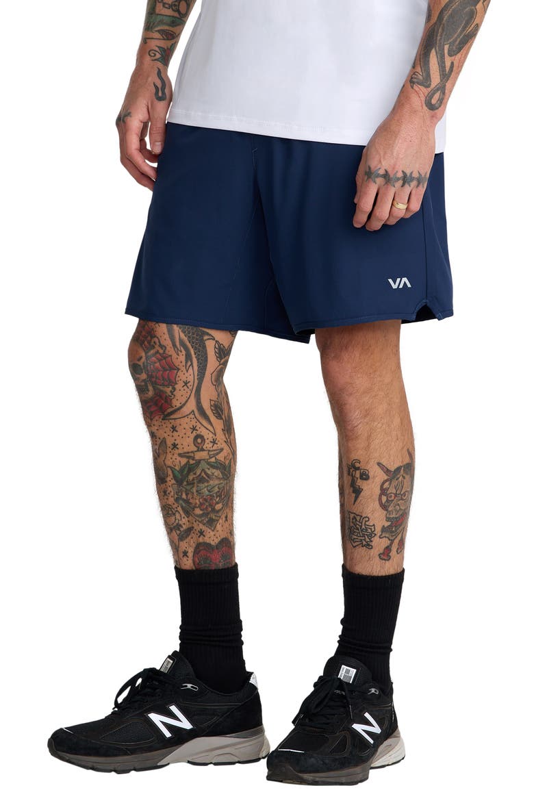 Yogger Stretch Shorts, Alternate, color, MIDNIGHT
