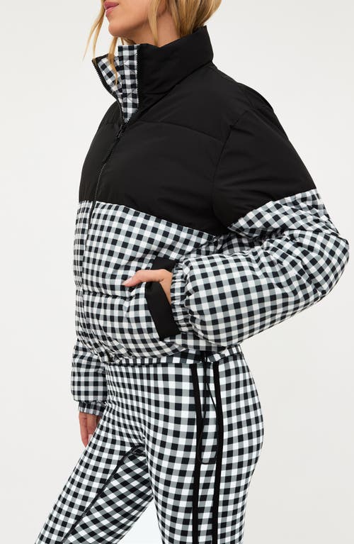 Beach Riot Jojo Quilted Puffer Jacket In Brown