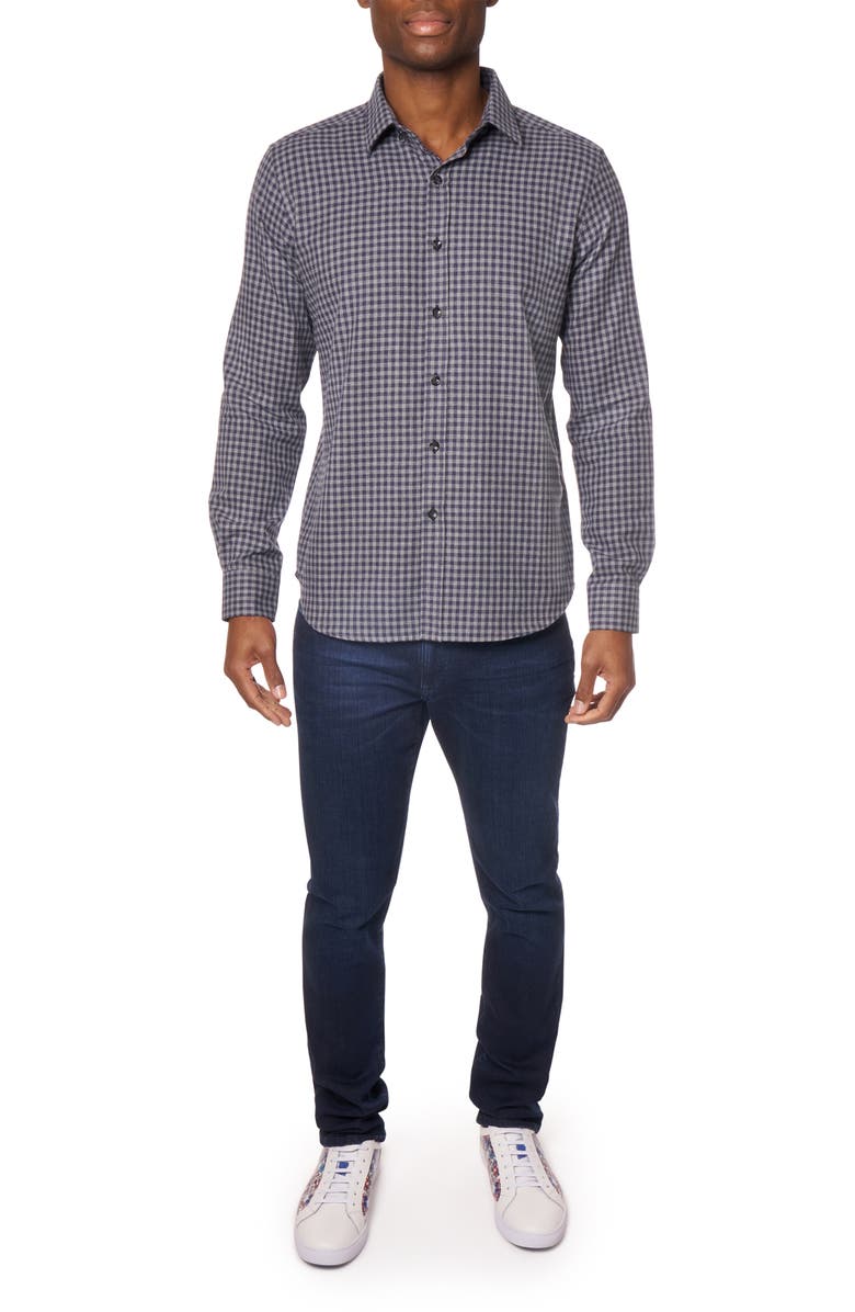 Robert Graham Eratos Check Flannel Button-Up Shirt, Alternate, color, 