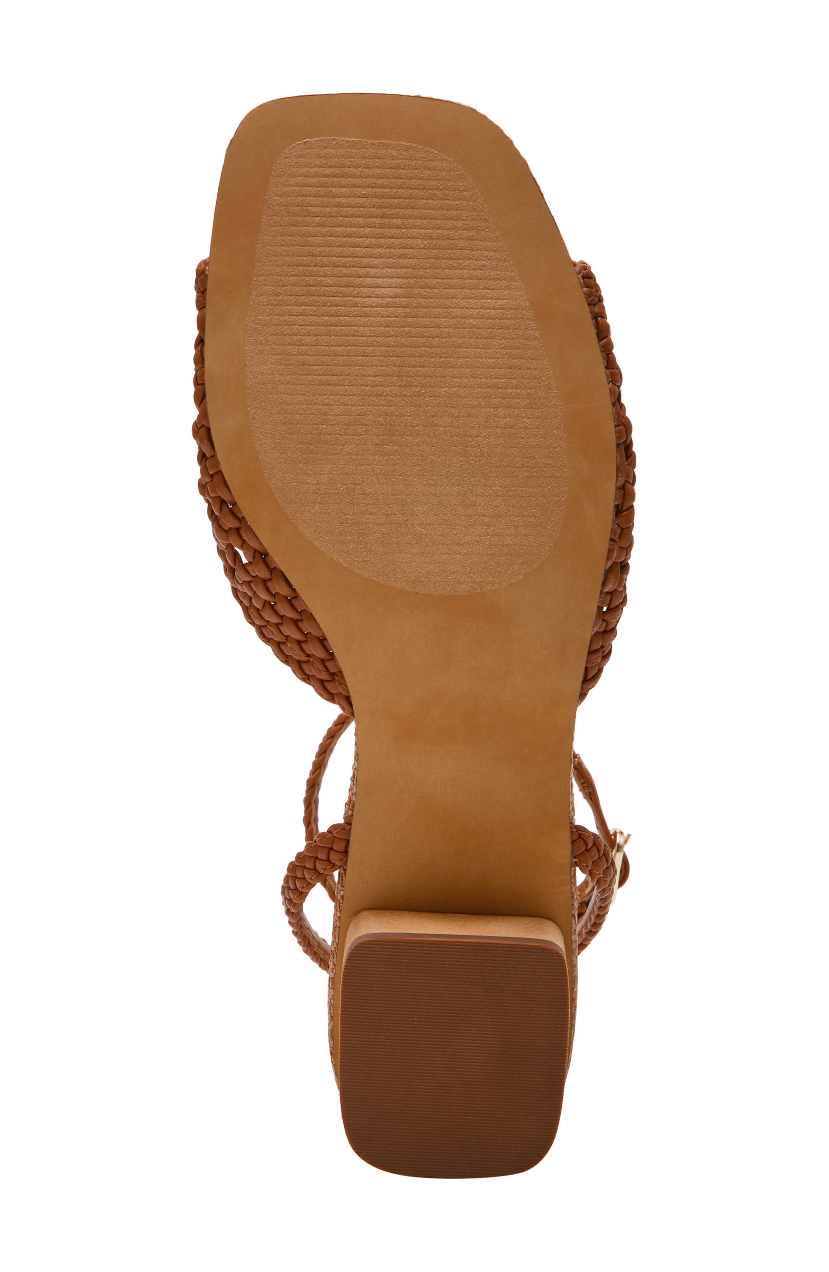 Steve Madden Jessie Ankle Strap Sandal, Alternate, color, Cognac