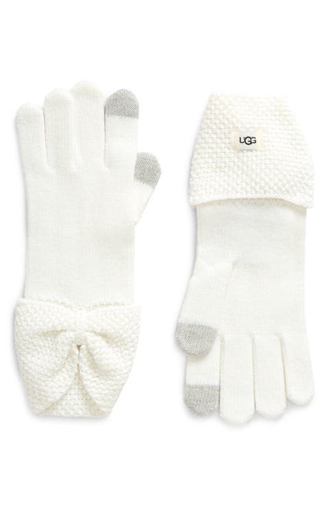 Bow Knit Gloves