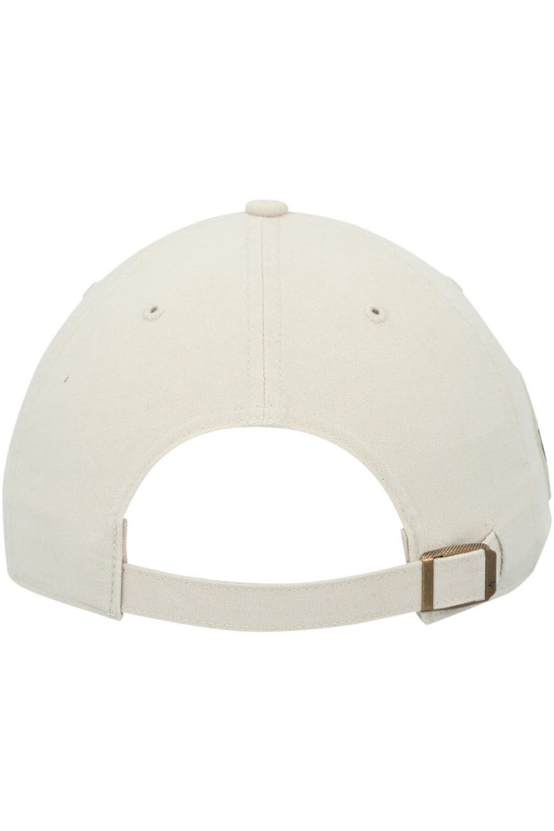 Men's '47 Cream/Black New Orleans Saints Sidestep Clean Up Adjustable Hat, Alternate, color, Cream
