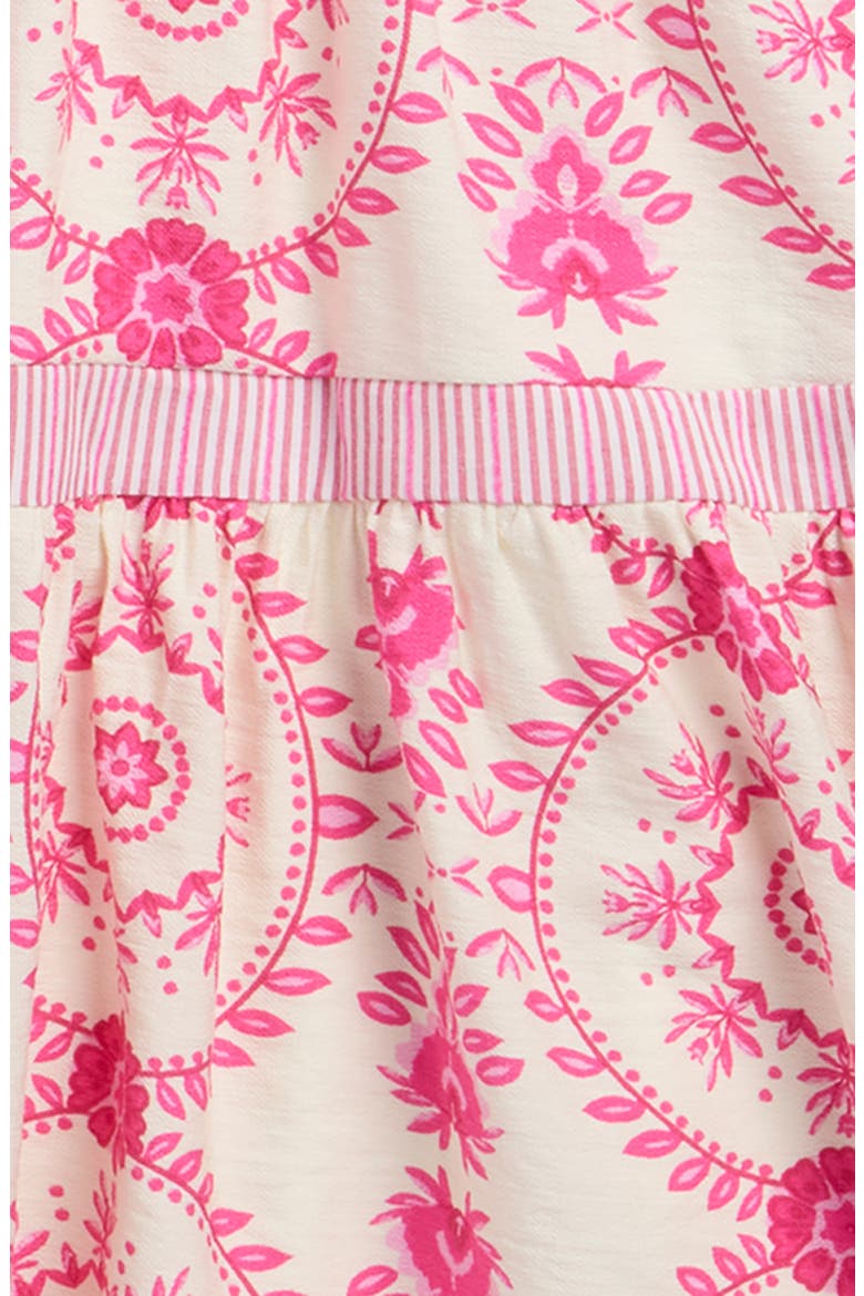 Kids' Floral Side Cutout High Low Dress, Alternate, color, PINK