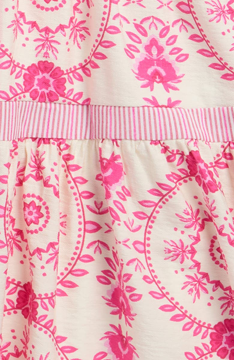 Truly Me Kids' Floral Side Cutout High Low Dress, Alternate, color, Pink