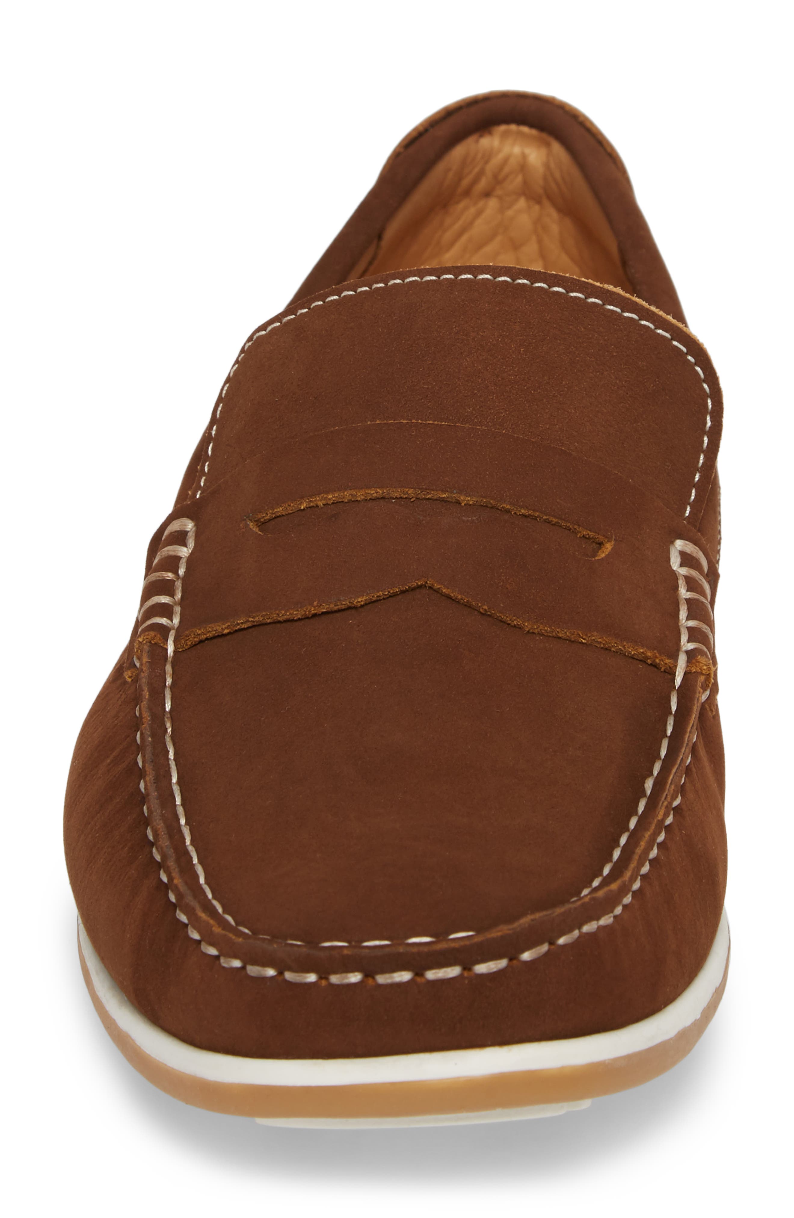 Breakside Driving Loafer, Alternate, color, BROWN NUBUCK