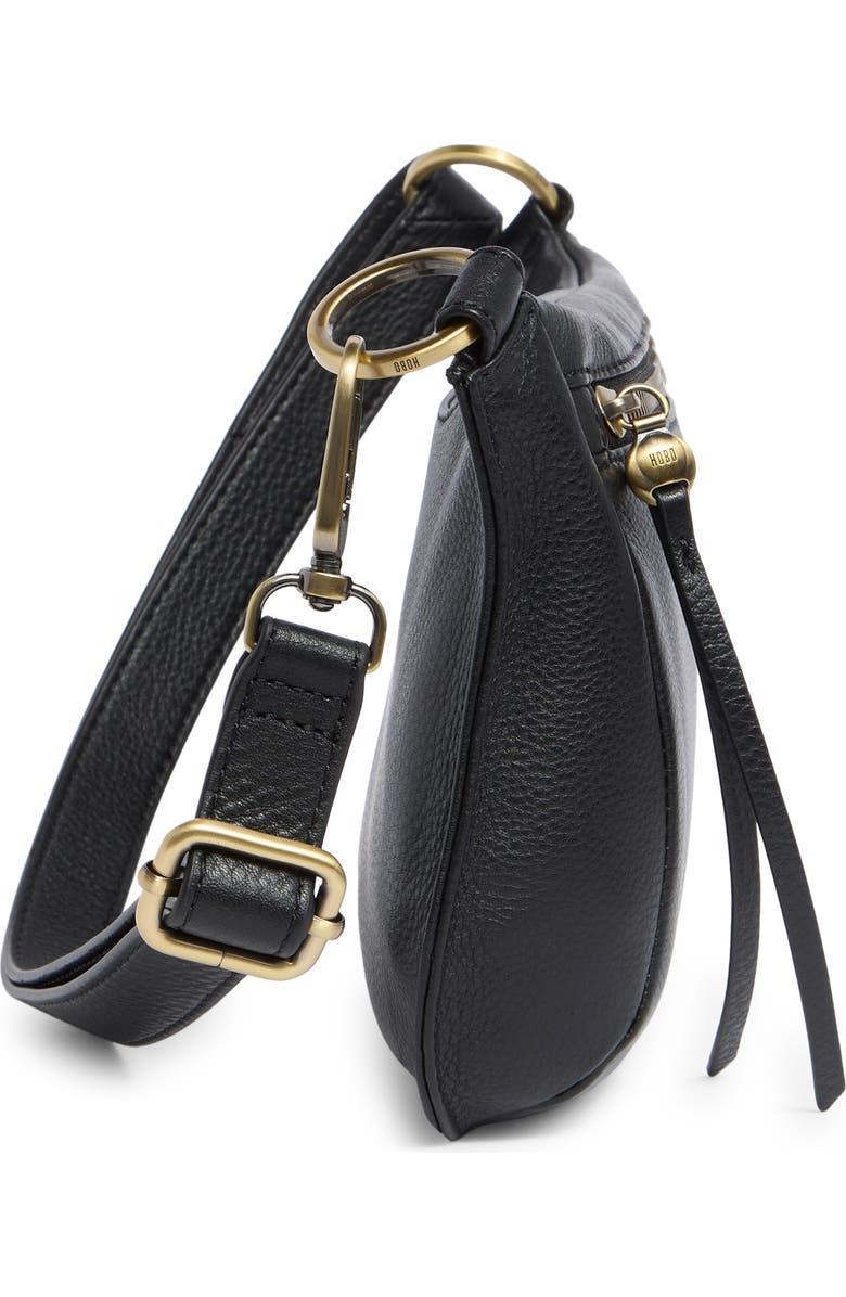 HOBO Flywheel Sling Crossbody Bag, Alternate, color, Black
