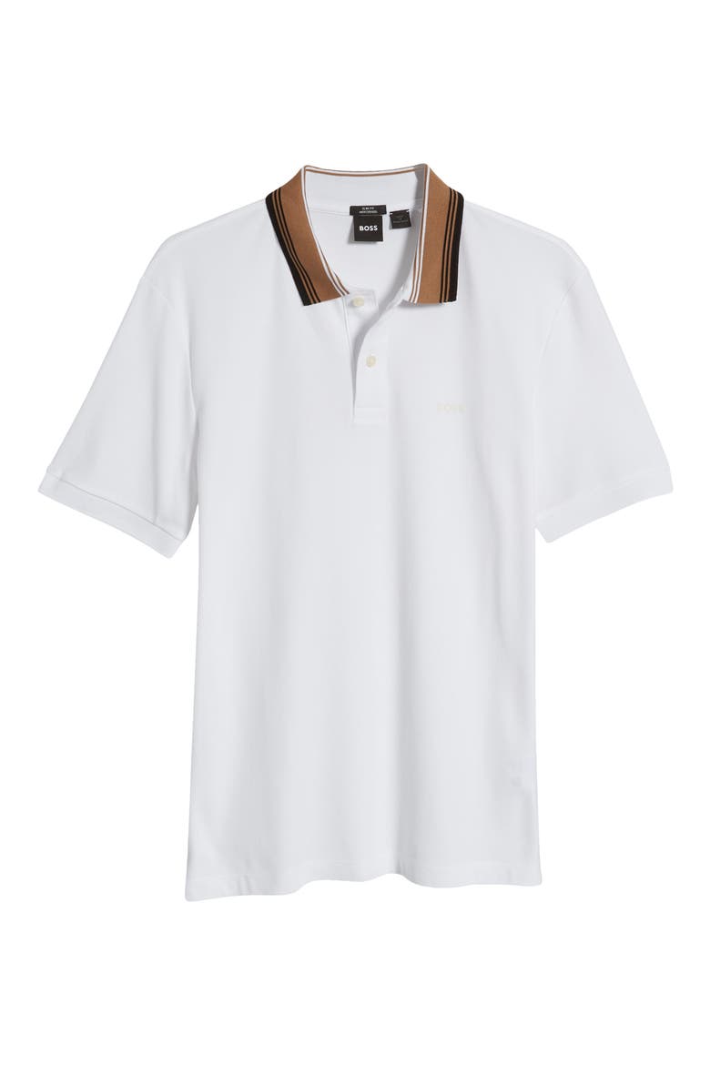 Phillipson Piqué Polo, Alternate, color, WHITE