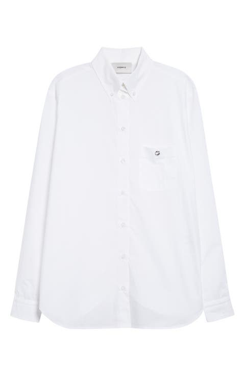 Tシャツ・カットソー COPERNI Women Tunic Tops 25PDJS131F5028 WHT WHITE Body Shirt – Coperni