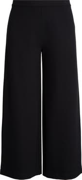 Caslon® High Waist Wide Leg Ponte Knit Pants