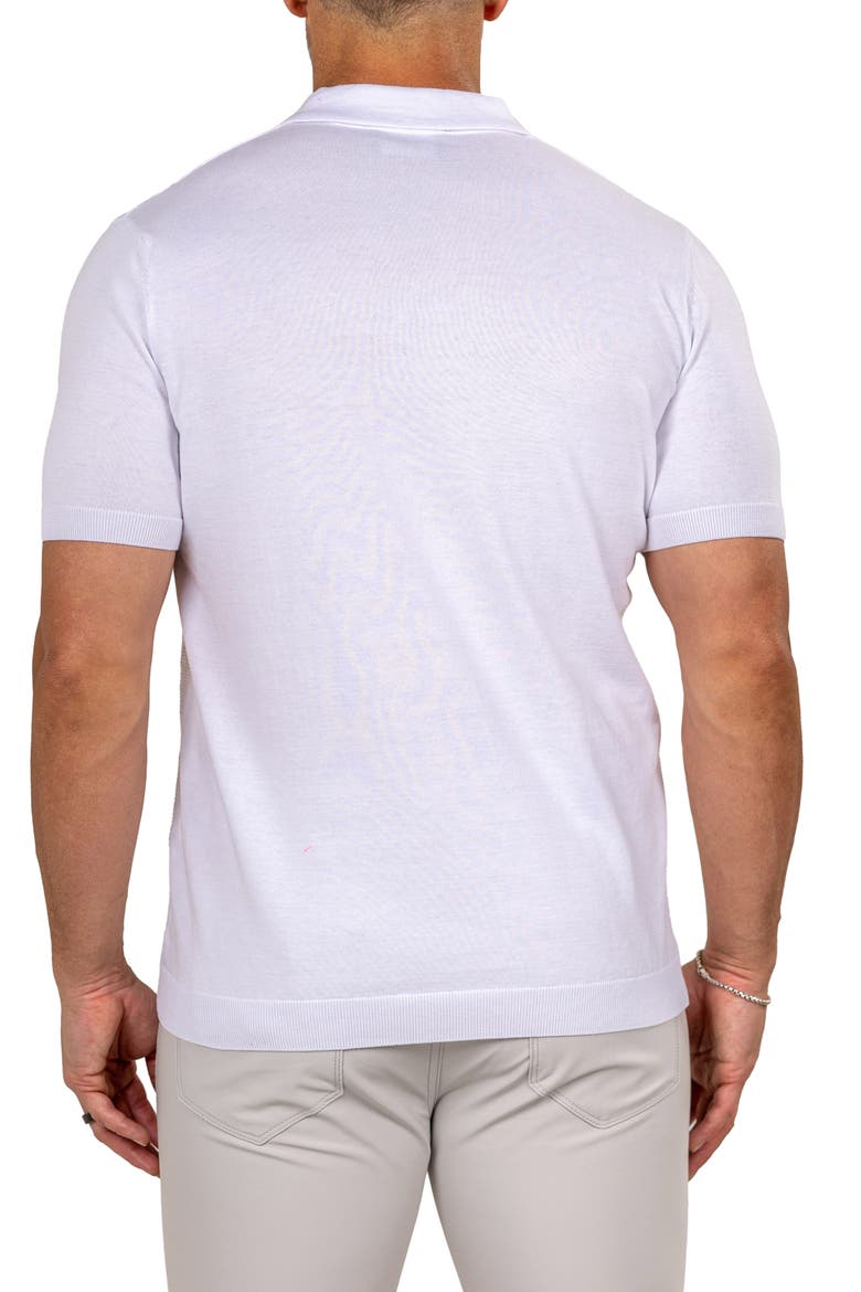 Marthy White Polo, Alternate, color, WHITE