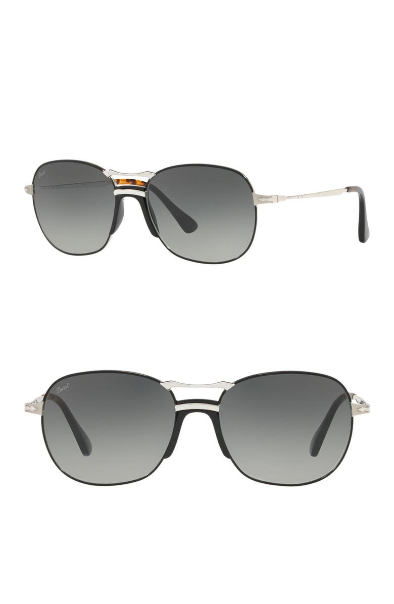 Persol 56mm Square Sunglasses, Main, color, 