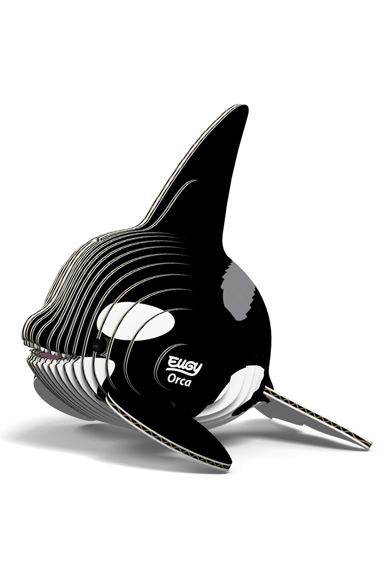 Orca 3D Puzzle, Alternate, color, No Color