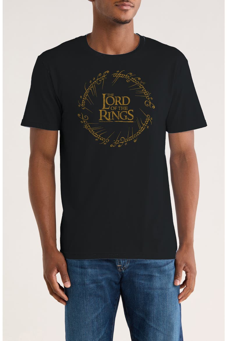 Warner One Ring Graphic T-Shirt, Main, color, BLACK
