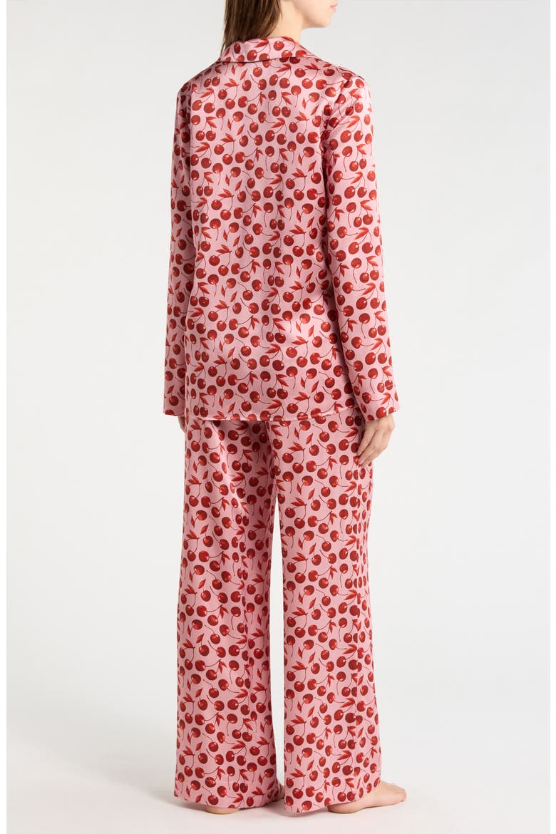 Ella Silk Pajamas, Alternate, color, CHERRY ON TOP