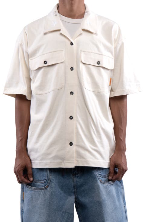 Ramp Embroidered Camp Shirt