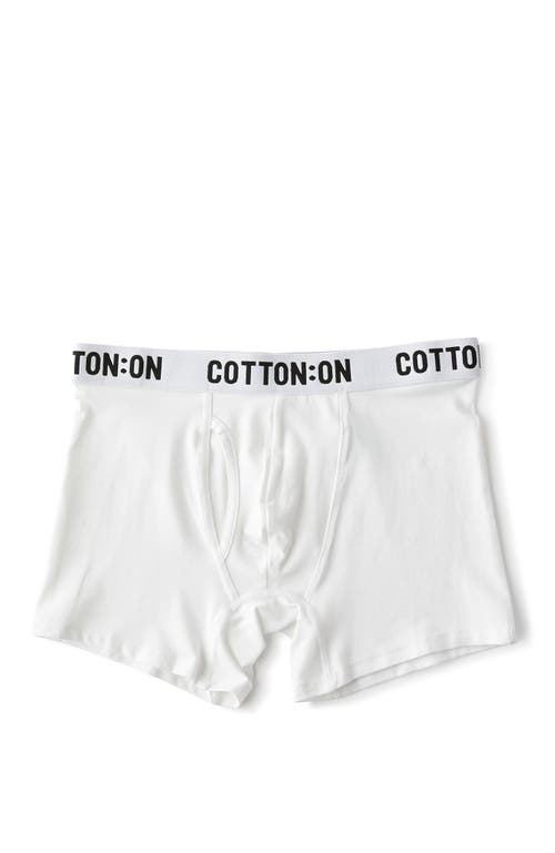 COTTON ON MENS ORGANIC COTTON TRUNKS- 3 PACK 